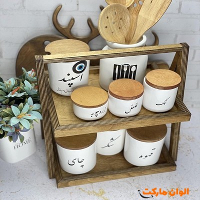 خرید جا ادویه تکست  کد E108 تک و عمده