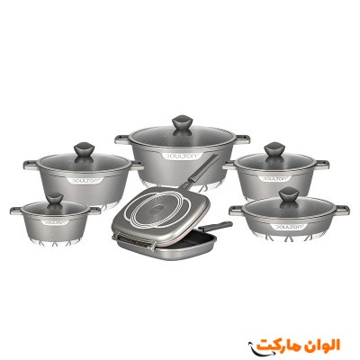 خرید سرویس قابلمه ۱۲ پارچه حرفه‌ای دالتون کد E112 تک و عمده