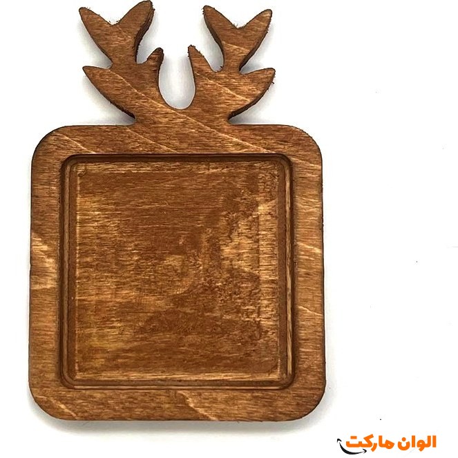 پخش زیر لیوانی چوبی مربع 6 عددی کدt685 عمده