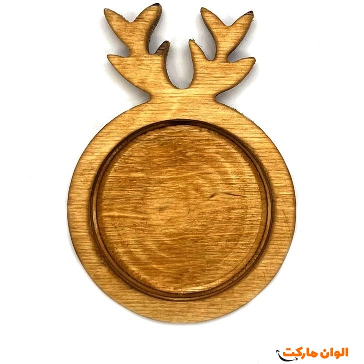 پخش عمده زیر لیوانی چوبی مربع تک و عمده کد L551