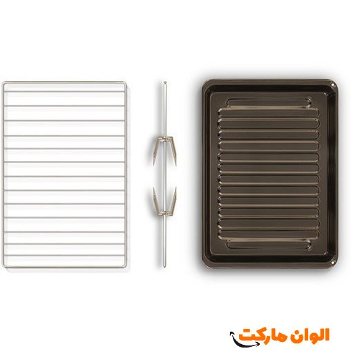  اون توستر لمسی پلیکان فن دار 55 لیتری مدل 4050  کد 4050 کد E121 تک و عمده