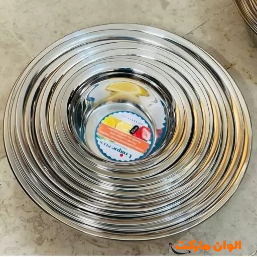 پخش-لگن-استیل-مارک-یونیک-کد-e132-عمده