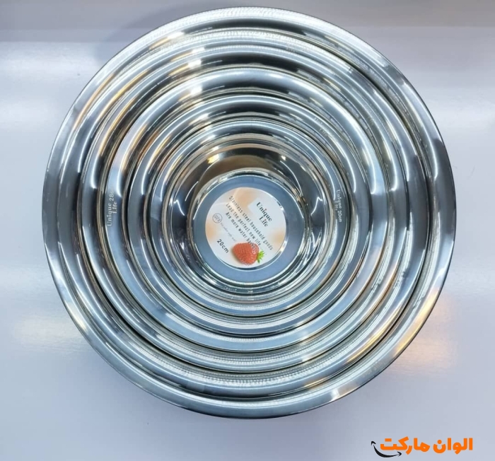 پخش-لگن-استیل-مارک-یونیک-کد-e132-عمده