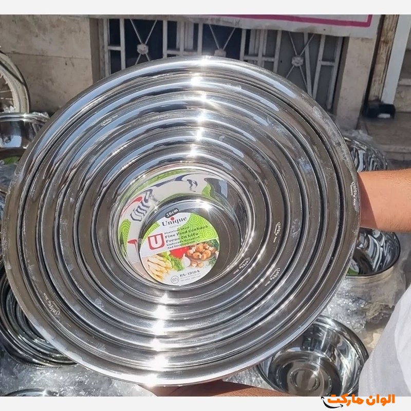 پخش-لگن-استیل-مارک-یونیک-کد-e132-عمده