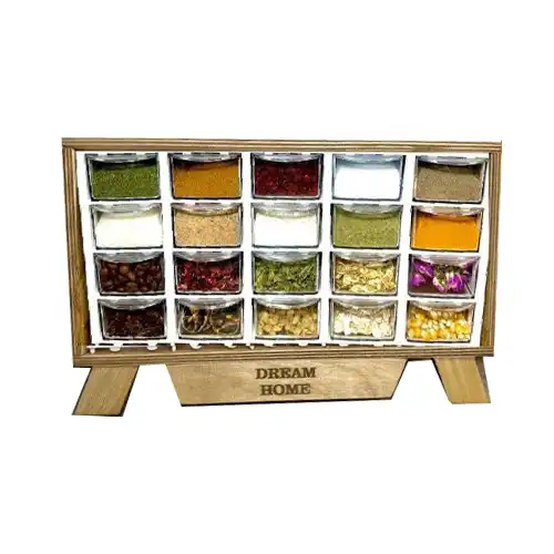  Dream Home 20-Drawer Spice Organizer for Kitchen