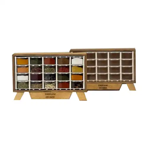  Dream Home 20-Drawer Spice Organizer for Kitchen