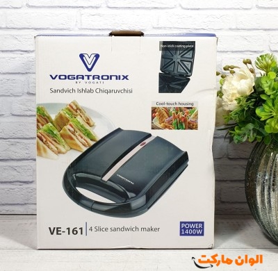 پخش ساندویج ساز وگاتی مدل ve-161 تک و عمده کد E146 تک و عمده