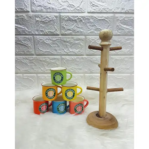  Wooden Cup Stand Stylish Holder