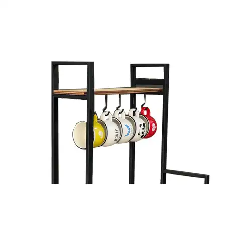  Wooden Espresso Stand - Elegant & Natural