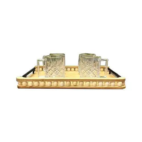  Mehredar Wooden Rectangular Tray