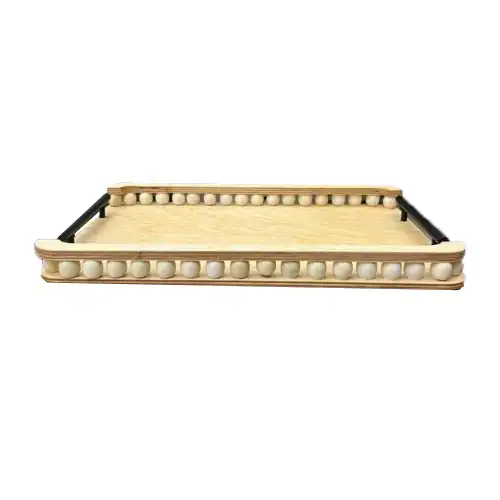 خرید سینی چوبی مهره دار مستطیل تک و عمده کد L578