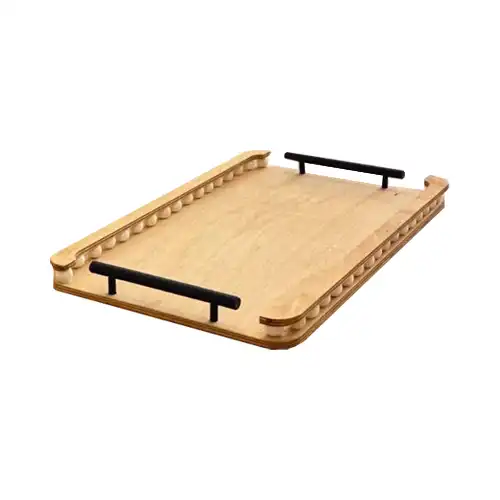  Mehredar Wooden Rectangular Tray