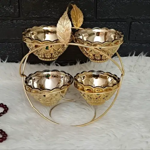 اردو خوری 4 خونه سرامیکی کد E162 تک و عمده