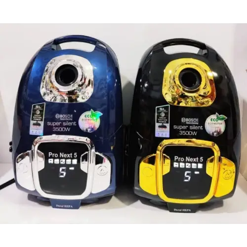 جاروبرقی 3500 وات بوش لوله کنفی صفحه دیجیتالی  مدل ProNext 5  کد t738 تک و عمده
