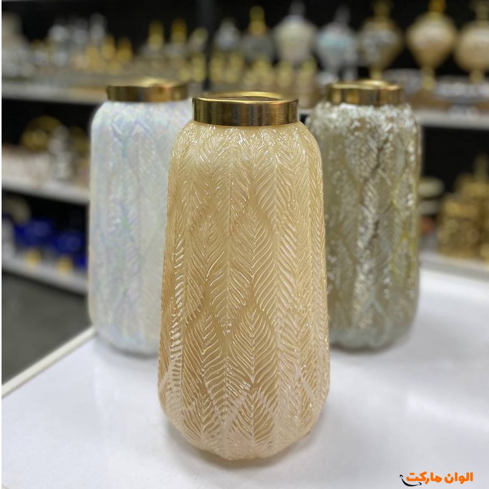 گلدان-شیشه-بلوری-کد-e169-تک-و-عمده