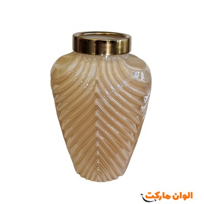 گلدان شیشه ای مدل هشتی کوچک کد E170 تک و عمده