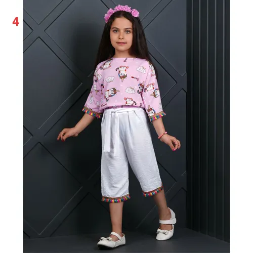 Girls' crop-trousers-set, new model, code g4388