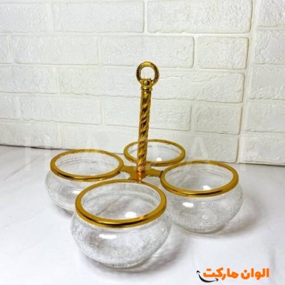 پخش اردو خوری ابگز لب طلا چهارخانه کد E194 تک و عمده