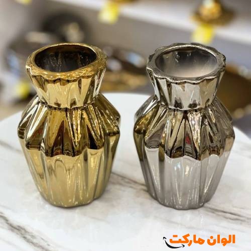 پخش-گلدان-سرامیکی-ابکاری-شده-کد-e197-تک-و-عمده