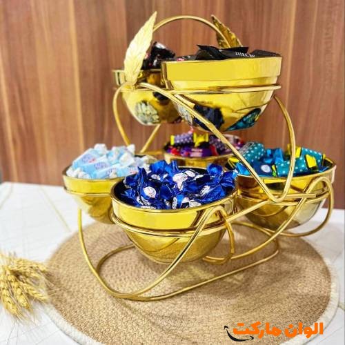 پخش-اردو-خوری-4-خانه-رنگ-طلایی-کد-e212-تک-و-عمده