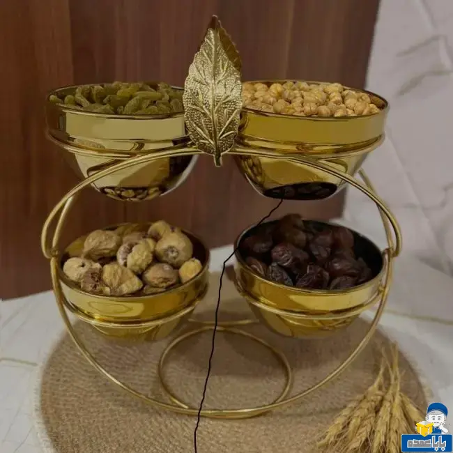 پخش-اردو-خوری-4-خانه-رنگ-طلایی-کد-e212-تک-و-عمده