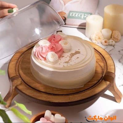 پخش  کاپ کیک چوبی پایه دار کد E218 تک و عمده