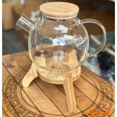 پخش قوری پیرکس شعله مستقیم 1 لیتری کد E220 تک و عمده