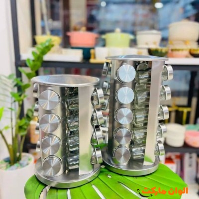 جا ادویه گردان استیل 20عددی کد E235 تک و عمده