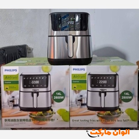 سرخ-کن-ظرفیت-۱۴-لیتر-بدون-روغن-۲۸۰۰-وات-کد-e247-تک-و-عمده