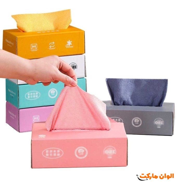 دستمال-20-عددی-میکرو-فایبر-رنگی-کد-e248-تک-و-عمده