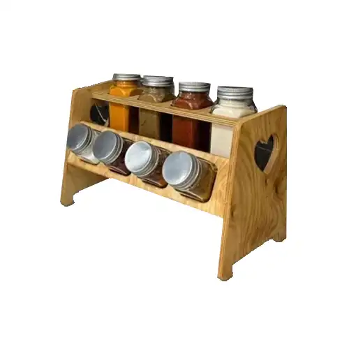  8-Container Spice Rack for Kitchen
