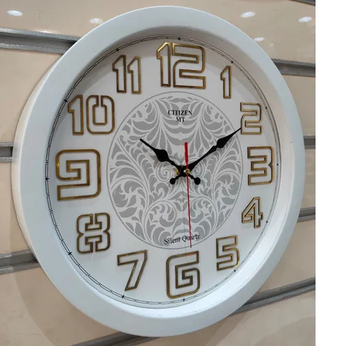 ساعت دیواری موتور تایوان قطر ۳۷ سانتی‌متر تک و عمده کد t746