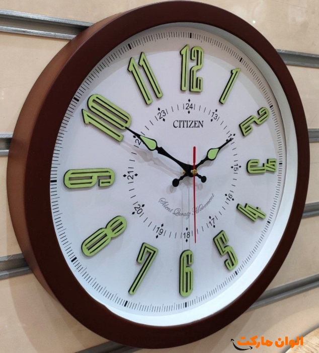 ساعت دیواری موتور تایوان Citizen MT قطر 37 تک و عمده کدt758