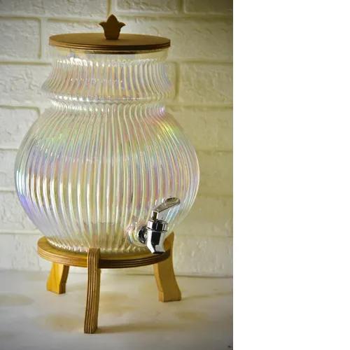 کلمن شربتی پایه چوب روس ضخیم 5 لیتری  تک و عمده کدt762