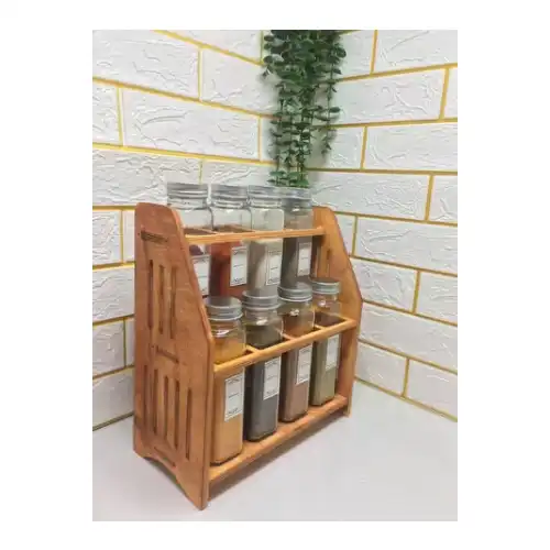 Makarti 8-Piece Spice Rack | Modern Kitchen Organizer