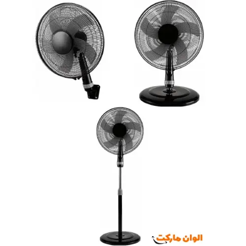 پخش پنکه ایستاده هافنر 5 پره دیجیتال کنترل‌دار مدل HO-7072  تک و عمده کدt811