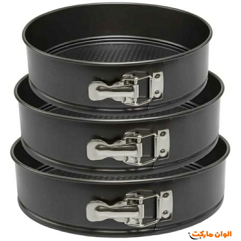 پخش سرویس ۳ عددی قالب کیک کمربندی گرانیتی مدل  IH-003 تک و عمده کد G4545