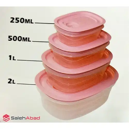 Square 3-Piece Food Storage Containers – Freezer & Fridge Friendly