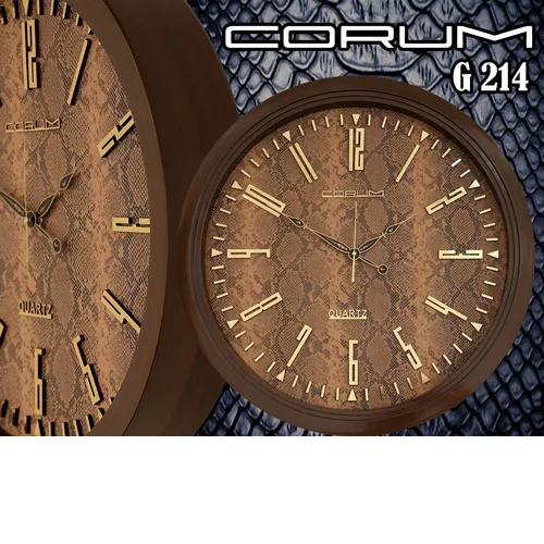 Corum 214 Linear Four-Numeral Wall Clock code 849