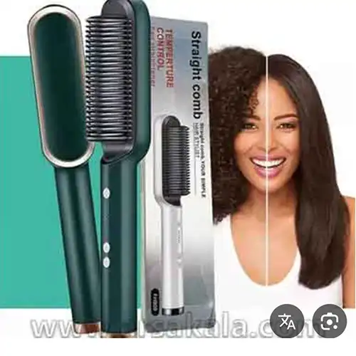Heated Hair Comb Model 909 – Rechargeable & Portable Straightener
