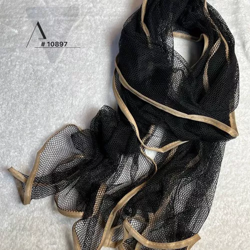 Black-bead-net-scarf-round-gan-new-model-single-and-wholesale-
