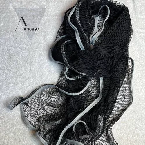 Production-of-black-scarf-with-bee-net-round-gan-new-model-single-and-wholesale-