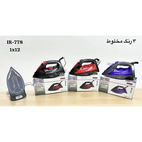 Unique IR‑778 Steam Iron | Powerful, Ceramic Plate & Safe