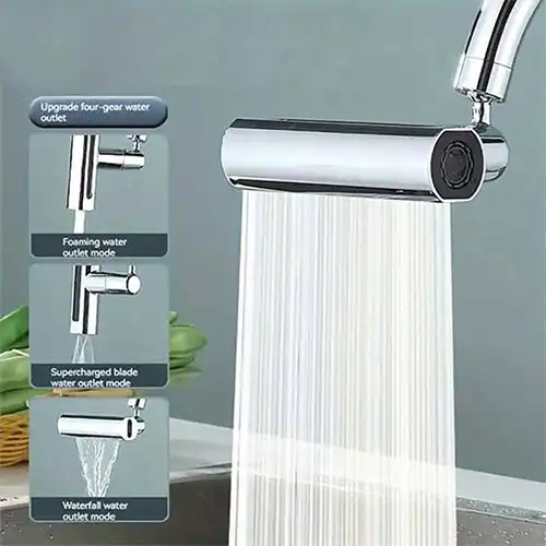 Waterfall Stainless Steel Faucet Head | Kitchen Sink Attachment