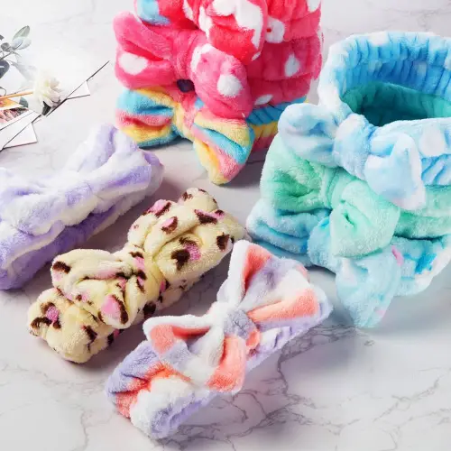 Woolen headband for skin routine, cheap, single and wholesale, M2097