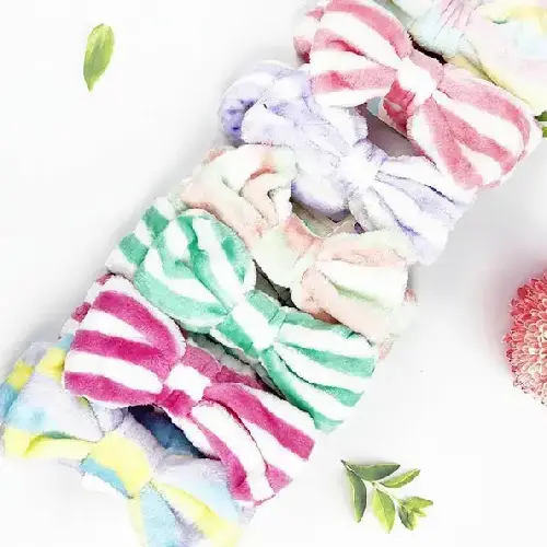 Woolen headband for skin routine, cheap, single and wholesale, M2098