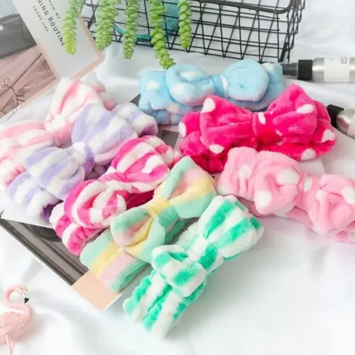 Woolen headband for skin routine, cheap, single and wholesale, M2098