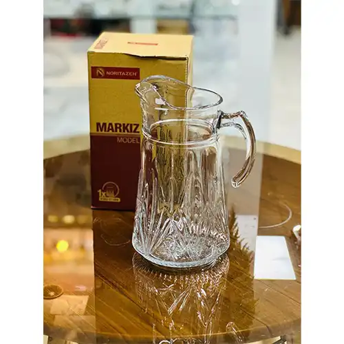Noori Marquise Glass Pitcher | Elegant & Durable Crystal Jug