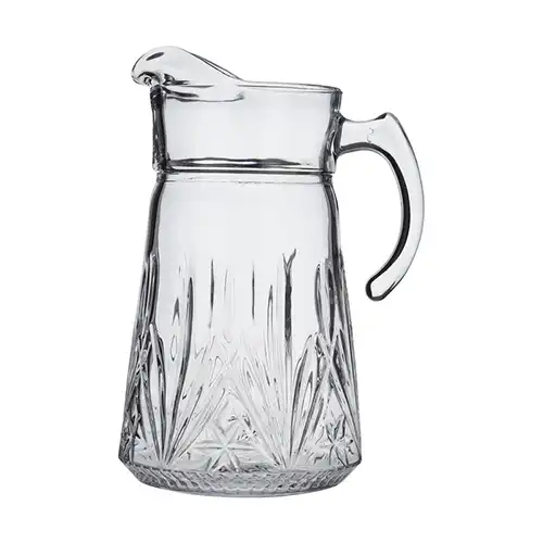 Noori Marquise Glass Pitcher | Elegant & Durable Crystal Jug