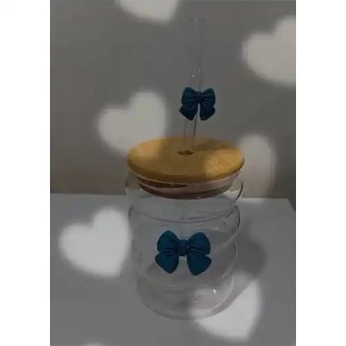 Buy Butterfly Design Glass Smoothie Mug | Elegant & Durable
